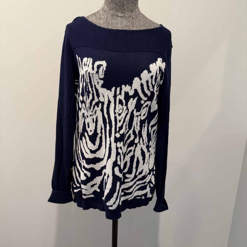 Lilly Pulitzer Navy Sweater